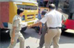 ’Unruly’ bus driver throws chappal at home guard